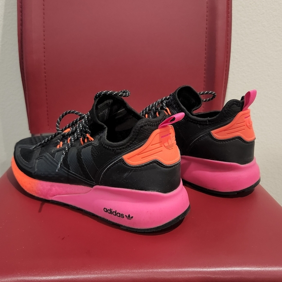 Adidas 9 Black / pink/ orange - Picture 3 of 4